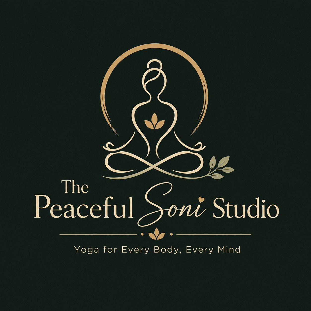 The Peaceful Soni Studio logo